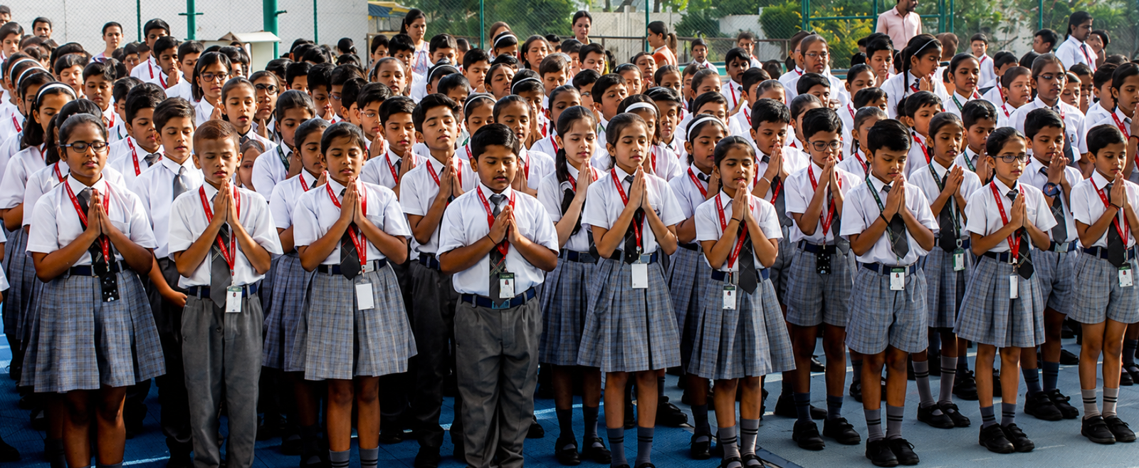 Students at Shri Ram Centennial School